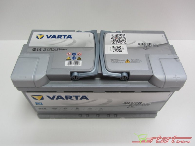 Varta Start&Stop Plus G14 AGM 12V 95Ah 850A L5 - Start & Stop AGM - Batterie  Auto - Start Batterie Shop